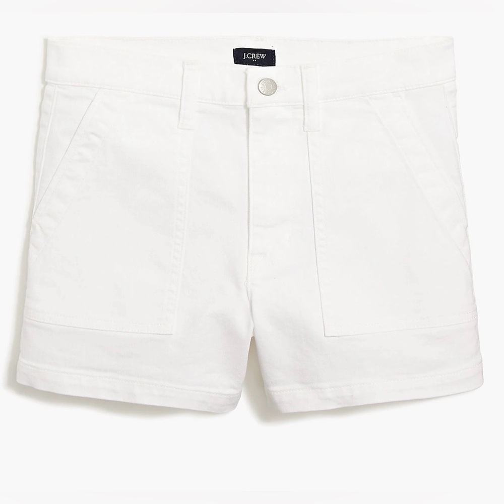 J. Crew White Utility Denim Short size 25 - Picture 4 of 12